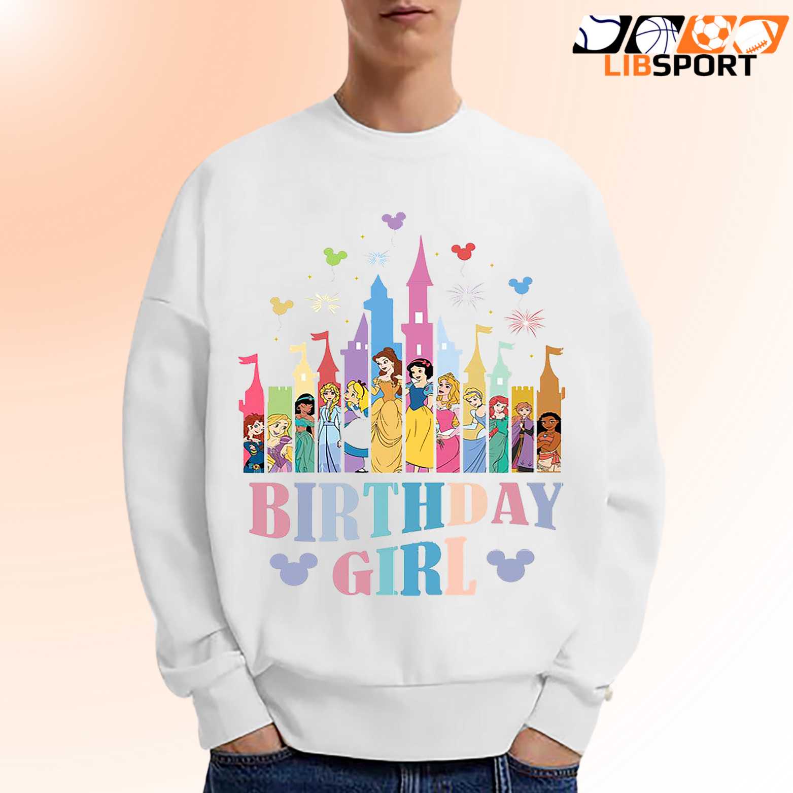Disney Princess Castle Birthday Girl T Shirt, Magical Birthday Shirt